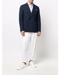 Blazer croisé bleu marine Tagliatore