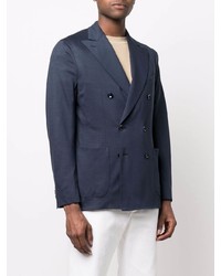 Blazer croisé bleu marine Boglioli