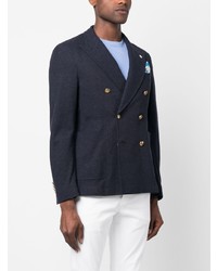 Blazer croisé bleu marine Manuel Ritz