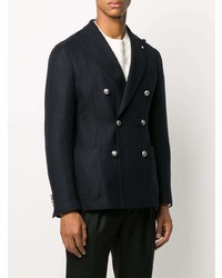 Blazer croisé bleu marine Lardini