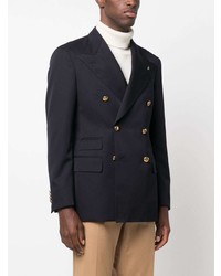 Blazer croisé bleu marine Gabriele Pasini