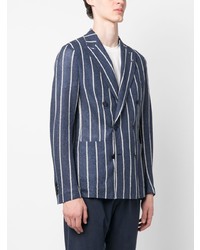 Blazer croisé bleu marine Tagliatore