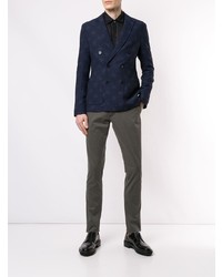 Blazer croisé bleu marine Emporio Armani