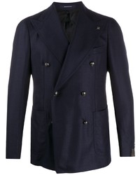 Blazer croisé bleu marine Tagliatore