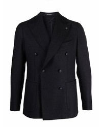 Blazer croisé bleu marine Tagliatore