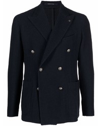 Blazer croisé bleu marine Tagliatore