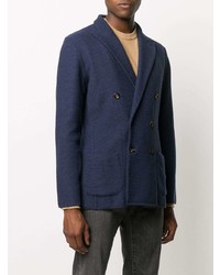 Blazer croisé bleu marine Lardini