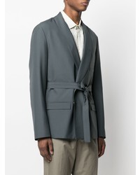 Blazer croisé bleu marine Lemaire