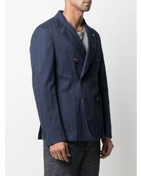 Blazer croisé bleu marine Manuel Ritz