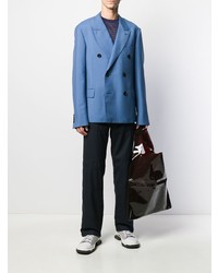 Blazer croisé bleu Lanvin