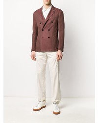 Blazer croisé bordeaux Lardini