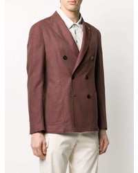 Blazer croisé bordeaux Lardini