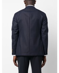 Blazer croisé en laine bleu marine Gabriele Pasini