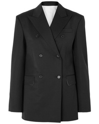 Blazer croisé en laine noir Calvin Klein 205W39nyc