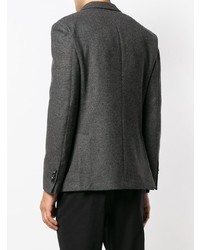 Blazer croisé gris foncé Lardini