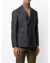 Blazer croisé gris foncé Bagnoli Sartoria Napoli