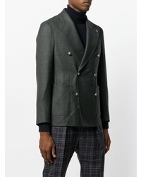 Blazer croisé gris foncé Tagliatore