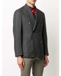 Blazer croisé gris foncé Barba