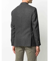 Blazer croisé gris foncé Barba