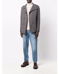 Blazer croisé gris foncé Herno