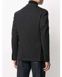 Blazer croisé gris foncé Lardini