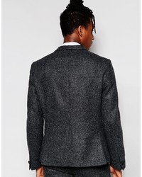 Blazer croisé gris foncé