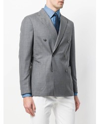 Blazer croisé gris Boglioli