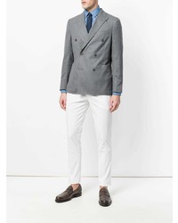 Blazer croisé gris Boglioli