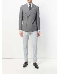 Blazer croisé gris Boglioli