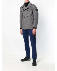 Blazer croisé gris Stone Island