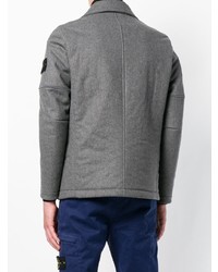 Blazer croisé gris Stone Island