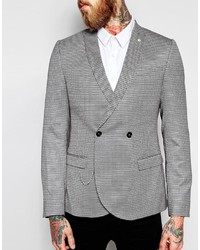 Blazer croisé gris