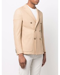 Blazer croisé marron clair Eleventy