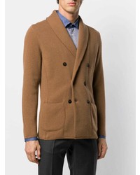 Blazer croisé marron clair Lardini