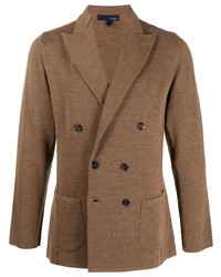 Blazer croisé marron clair Lardini