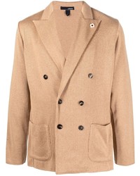 Blazer croisé marron clair Lardini