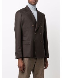 Blazer croisé marron foncé Reveres 1949