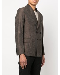 Blazer croisé marron foncé Reveres 1949