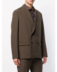 Blazer croisé marron Lemaire