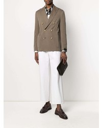 Blazer croisé marron Lardini