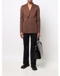 Blazer croisé marron Valentino