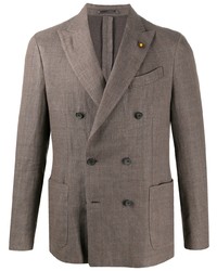 Blazer croisé marron Lardini