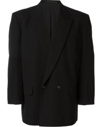 Blazer croisé noir