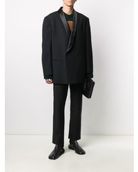 Blazer croisé noir Raf Simons