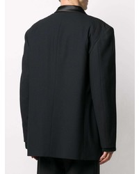 Blazer croisé noir Raf Simons