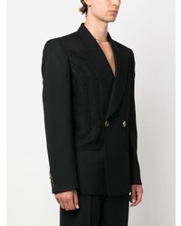 Blazer croisé noir Casablanca