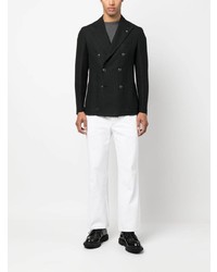 Blazer croisé noir Tagliatore