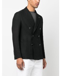 Blazer croisé noir Tagliatore