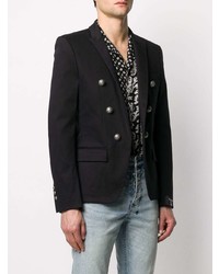 Blazer croisé noir Balmain