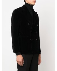 Blazer croisé noir Tagliatore